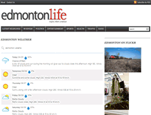 Tablet Screenshot of edmontonlife.ca